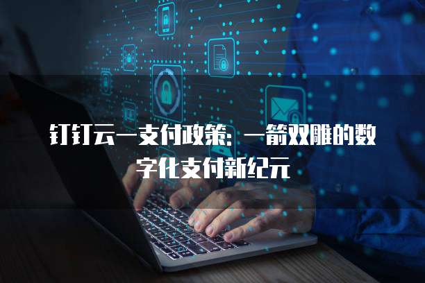 钉钉云一支付政策: 一箭双雕的数字化支付新纪元