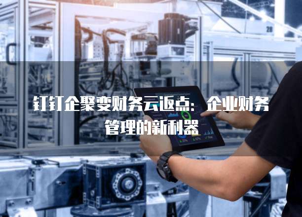 钉钉企聚变财务云返点:企业财务管理的新利器