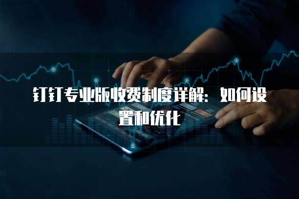 钉钉专业版收费制度详解:如何设置和优化