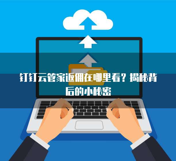 钉钉云管家返佣在哪里看？揭秘背后的小秘密