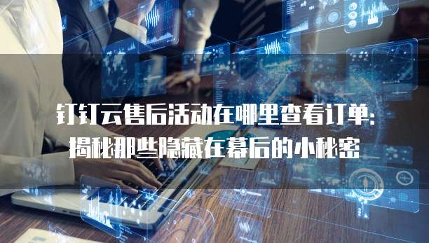 钉钉云售后活动在哪里查看订单:揭秘那些隐藏在幕后的小秘密