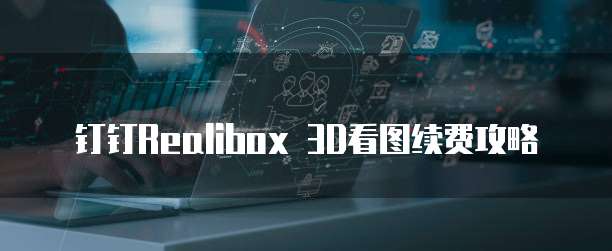 钉钉Realibox 3D看图续费攻略