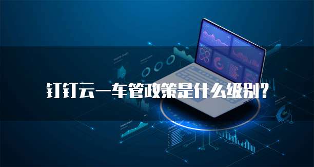 钉钉云一车管政策是什么级别?