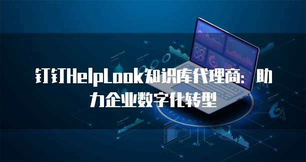 钉钉HelpLook知识库代理商:助力企业数字化转型