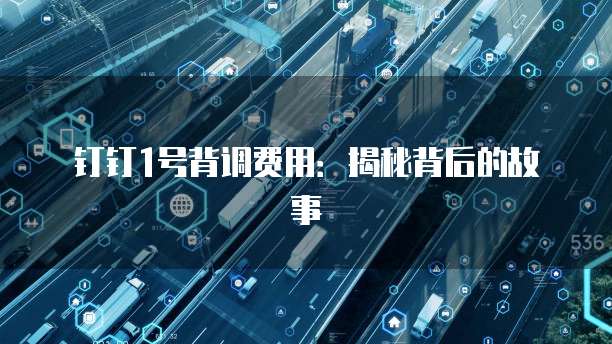 钉钉1号背调费用:揭秘背后的故事