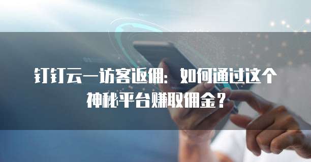 钉钉云一访客返佣:如何通过这个神秘平台赚取佣金?