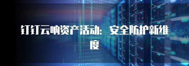 钉钉云呐资产活动:安全防护新维度