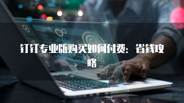钉钉专业版购买如何付费：省钱攻略