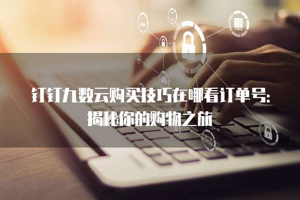 钉钉九数云购买技巧在哪看订单号:揭秘你的购物之旅