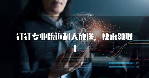 钉钉专业版返利大放送,快来领取!