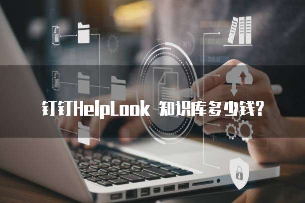 钉钉HelpLook 知识库多少钱?