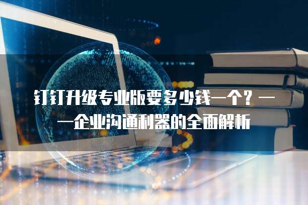 钉钉升级专业版要多少钱一个?——企业沟通利器的全面解析
