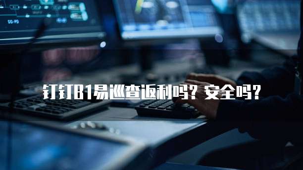 钉钉B1易巡查返利吗?安全吗?