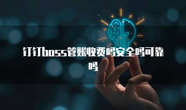 钉钉boss管账收费吗安全吗可靠吗