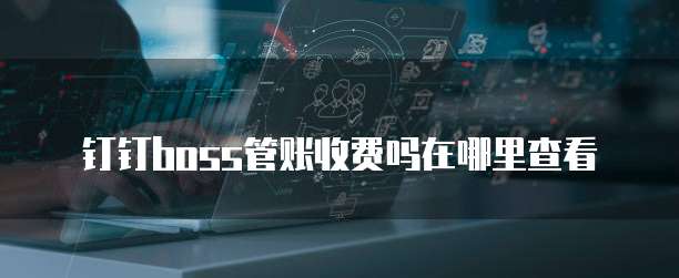 钉钉boss管账收费吗在哪里查看