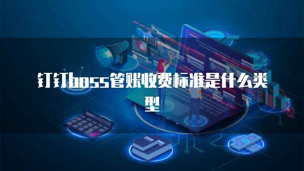 钉钉boss管账收费标准是什么类型