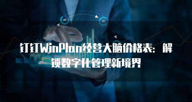 钉钉WinPlan经营大脑价格表:解锁数字化管理新境界