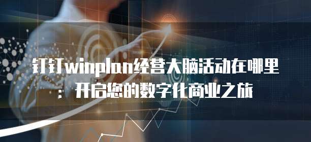 钉钉winplan经营大脑活动在哪里：开启您的数字化商业之旅