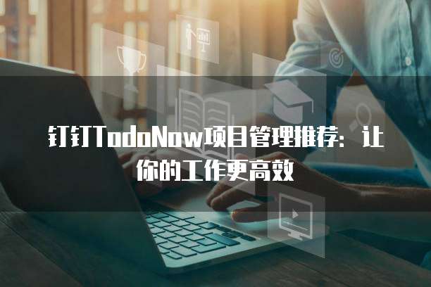 钉钉TodoNow项目管理推荐:让你的工作更高效