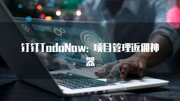钉钉TodoNow: 项目管理返佣神器
