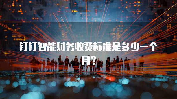 钉钉智能财务收费标准是多少一个月?