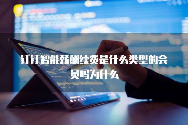 钉钉智能薪酬续费是什么类型的会员吗为什么