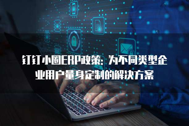 钉钉小圈ERP政策: 为不同类型企业用户量身定制的解决方案