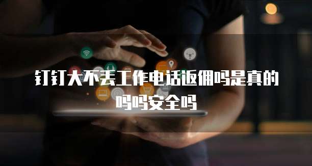 钉钉大不丢工作电话返佣吗是真的吗吗安全吗