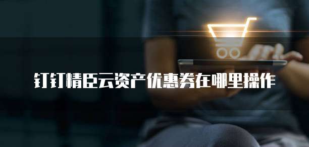 钉钉精臣云资产优惠券在哪里操作