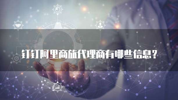 钉钉阿里商旅代理商有哪些信息?