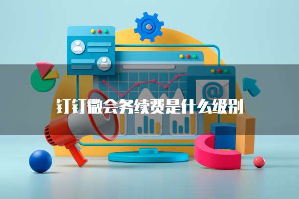 钉钉微会务续费是什么级别