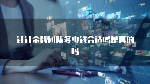 钉钉金牌团队多少钱合适吗是真的吗
