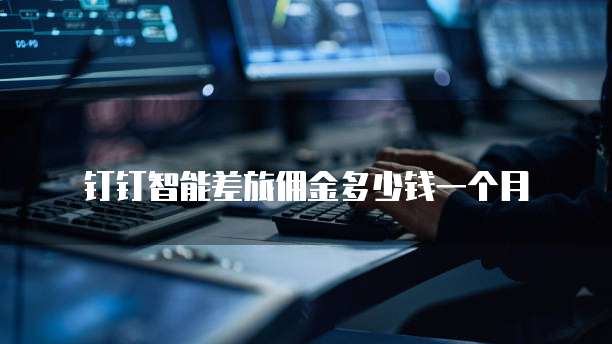钉钉智能差旅佣金多少钱一个月