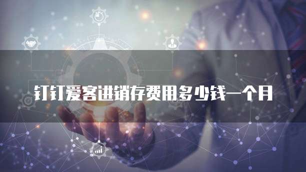 钉钉爱客进销存费用多少钱一个月