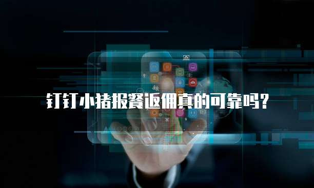 钉钉小猪报餐返佣真的可靠吗?