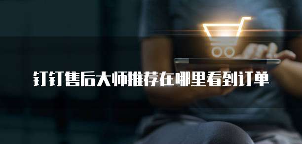钉钉售后大师推荐在哪里看到订单