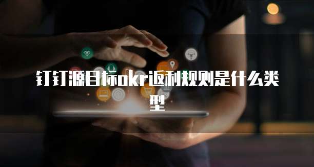 钉钉源目标okr返利规则是什么类型