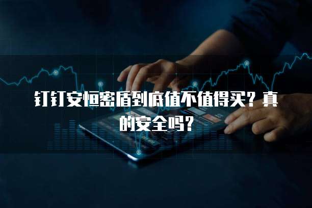 钉钉安恒密盾到底值不值得买?真的安全吗?