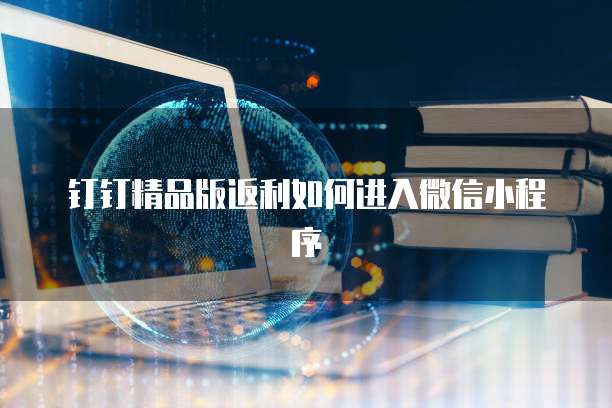 钉钉精品版返利如何进入微信小程序