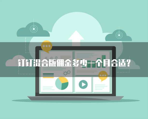 钉钉混合版佣金多少一个月合适?
