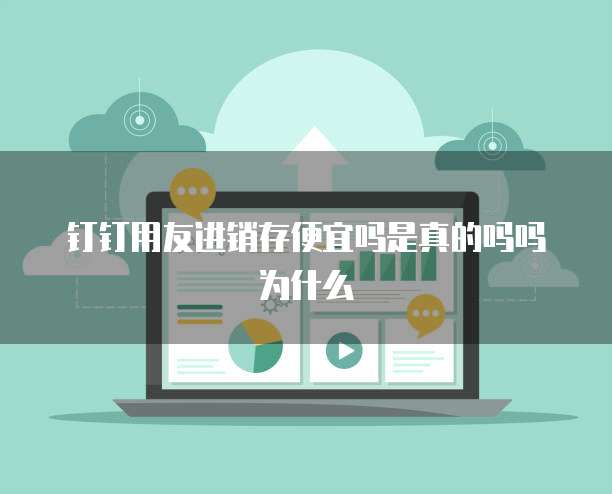 钉钉用友进销存便宜吗是真的吗吗为什么