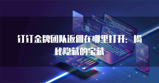 钉钉金牌团队返佣在哪里打开：揭秘隐藏的宝藏