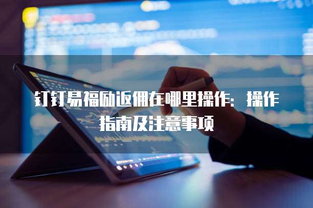 钉钉易福励返佣在哪里操作:操作指南及注意事项
