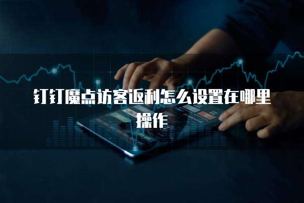 钉钉魔点访客返利怎么设置在哪里操作