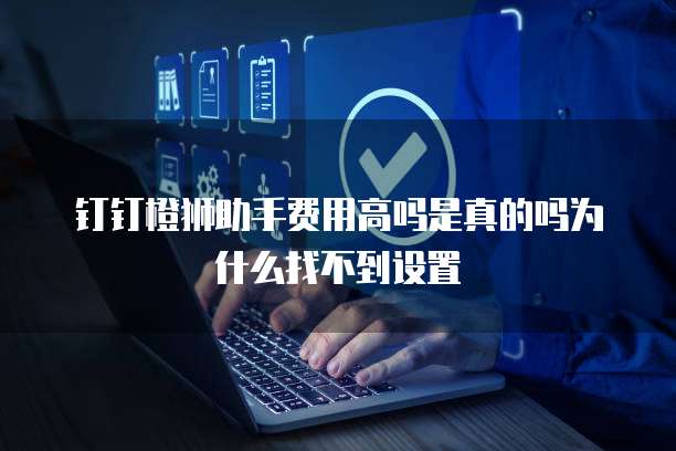 钉钉橙狮助手费用高吗是真的吗为什么找不到设置