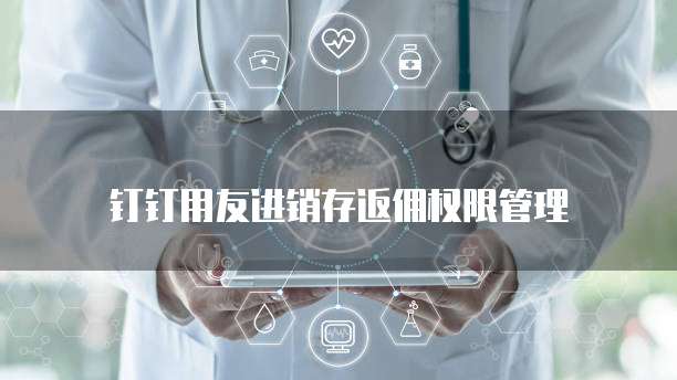 钉钉用友进销存返佣权限管理