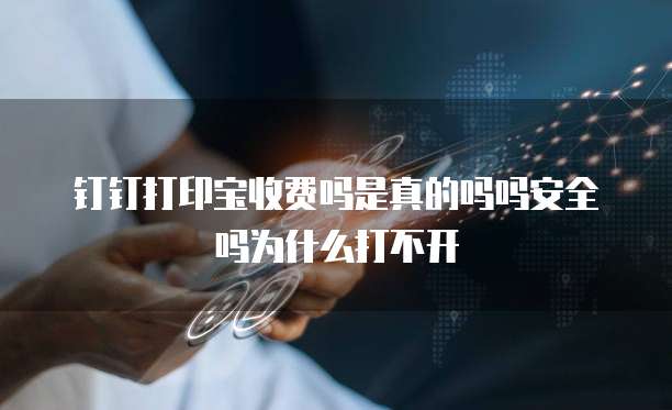 钉钉打印宝收费吗是真的吗吗安全吗为什么打不开