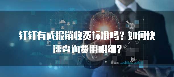 钉钉有成报销收费标准吗?如何快速查询费用明细?