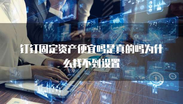 钉钉固定资产便宜吗是真的吗为什么找不到设置