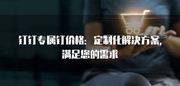钉钉专属钉价格:定制化解决方案,满足您的需求